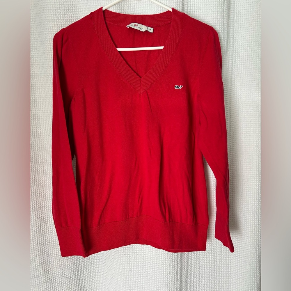 Vineyard Vines Women’s M V Neck Sweater